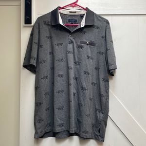Men’s Ted Baker grey polo.